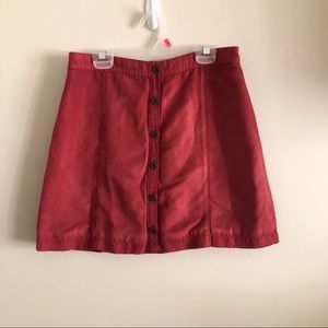 Hollister Red mini skirt, size 3